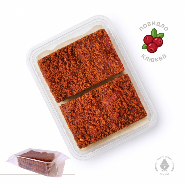 №3 Пряник 400г с фруктовой начинкой Клюква  в Сосновом боре